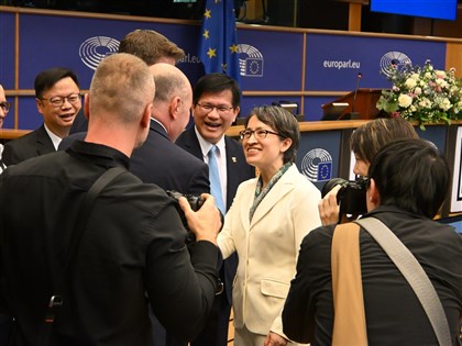 早安世界》蕭美琴驚喜現身歐洲議會演說　外媒聚焦事前保密到家