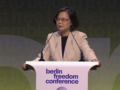 蔡英文柏林演說：台灣願與世界分享民主韌性經驗【全文】