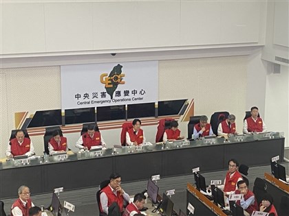 賴總統視察中央災變中心　視訊徐榛蔚允諾協助