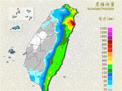 颱風鳳凰警報解除 宜蘭東澳嶺近3天雨量逾千毫米