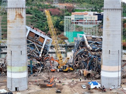 韓國蔚山發電廠鍋爐塔倒塌事故 7名被埋工人全部罹難