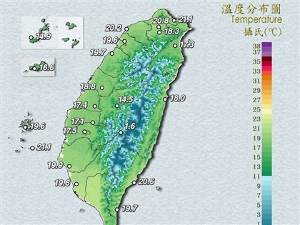 新竹關西凌晨低溫10.5度　輻射冷卻及地形影響