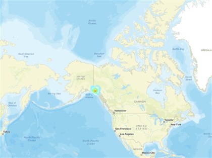 阿拉斯加與育空交界地區規模7強震　未發布海嘯警報
