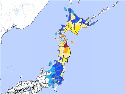 日本青森縣外海7.6地震 最大震度6強、發布海嘯警報