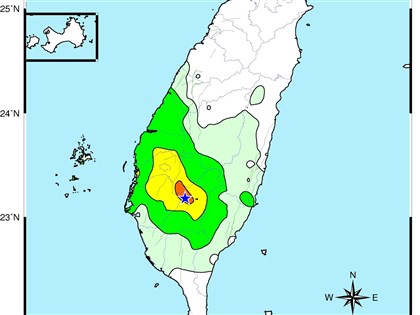 高雄甲仙深夜3地震 氣象署:0121嘉義大埔地震後應力調整