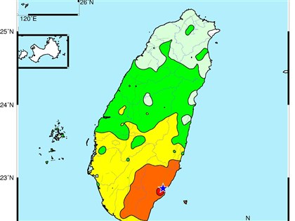 台東卑南規模6.1地震　一週內防規模5.5以上餘震