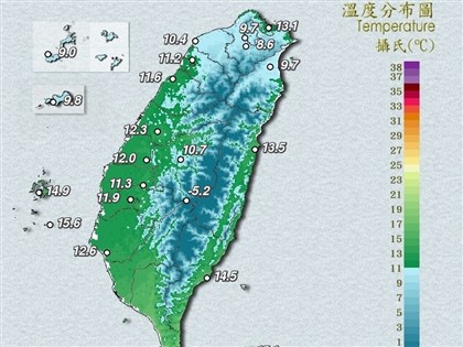 輻射冷卻發威入冬首波寒流達標　17縣市防10度以下低溫