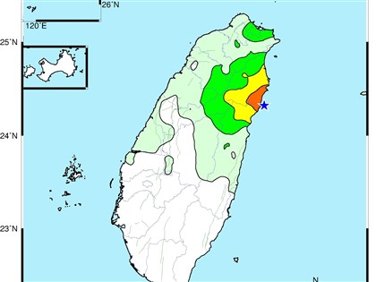 宜蘭規模4.9地震　氣象署：屬和平海盆獨立事件