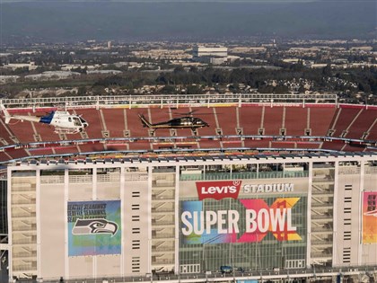 超級盃國家級維安　巨型安檢門、黑鷹直升機巡邏