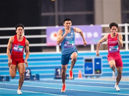 亞洲室內田徑賽　陳玟溥男子60公尺破全國摘銀
