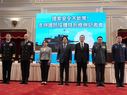 國防特別條例延宕　賴總統：台灣恐跌出優先名單