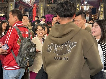 蕭副總統特勤帽T引討論　連蔡英文都羨慕[影]