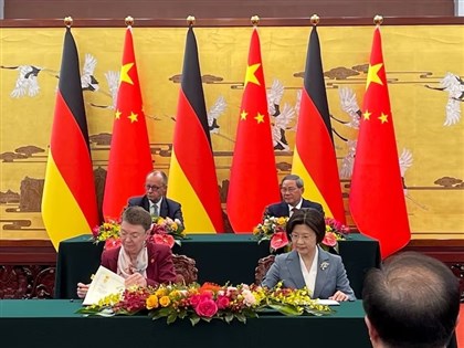 梅爾茨訪中首日簽5項協議　強化雙邊對話合作