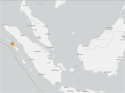 印尼蘇門答臘外海地震規模6.1 未發海嘯警報