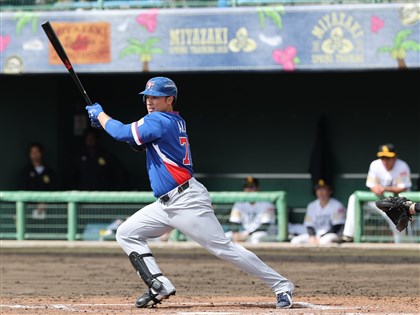 林安可WBC熱身賽敲2安　讚費柴德本壘板紀律好