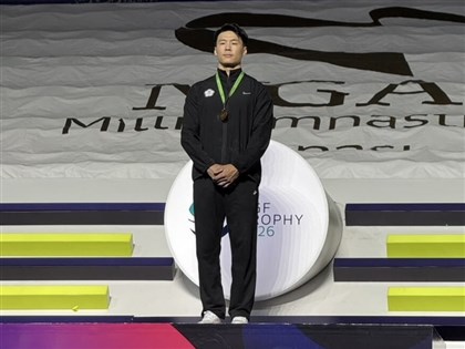 體操世界盃巴庫站摘金　唐嘉鴻：還有進步空間