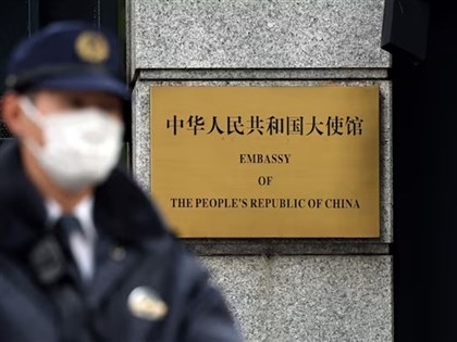 中國稱日本自衛隊成員闖入東京使館　揚言殺外交人員