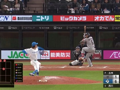 古林睿煬中繼1局飆156公里　助火腿奪第2勝