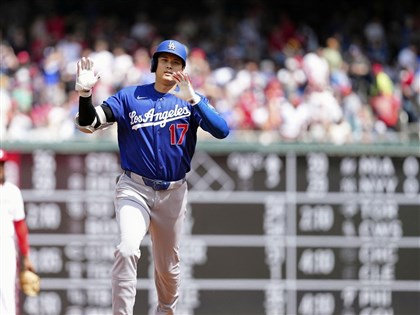 MLB大谷翔平首轟敲3分砲　道奇13比6轟垮國民[影]