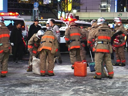 東京澀谷知名交叉路口　男子在路上縱火被捕[影]