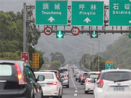 國道估午後現北返車潮  宜蘭坪林等14路段恐壅塞