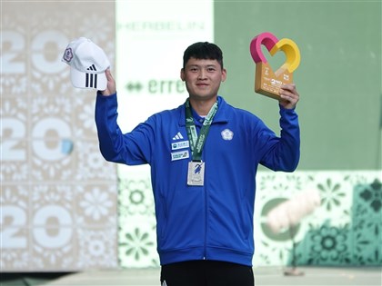 湯智鈞射箭世界盃摘銀　教練：高手過招很過癮