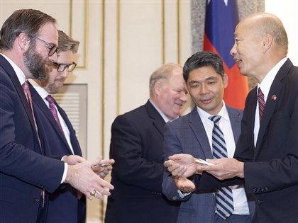 美國智庫訪問團拜會韓國瑜　關注軍購