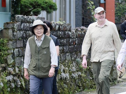 蔡英文約谷立言爬山：台美關係像攀登山頂堅實夥伴