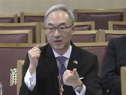 駐英代表姚金祥赴英國國會　分享台灣防衛韌性建構