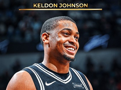 全季板凳表現亮眼　馬刺強生獲NBA年度最佳第6人[影]