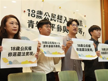 立院將審18歲公民權　公法學者、青年團體連署直接修法