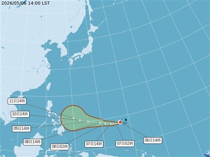 颱風哈格比生成　對台無直接影響