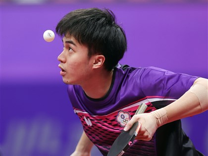 林昀儒桌球世團賽獨攬2點　台灣男團闖4強保底銅牌[影]