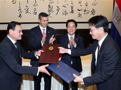 台灣巴拉圭簽3合作文件深化雙邊關係　兩國元首見證