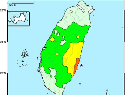 東部海域5.6地震全台有感　1週內防規模4以上餘震