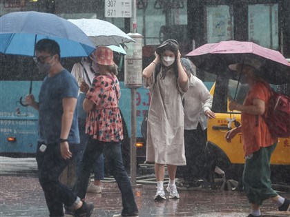 鋒面影響新竹以北局部大雨 苗栗防豪雨