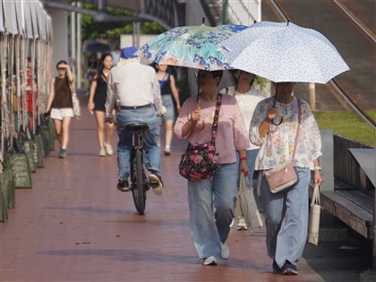北市新北桃園等10縣市防高溫 台南紅色燈號恐飆38度
