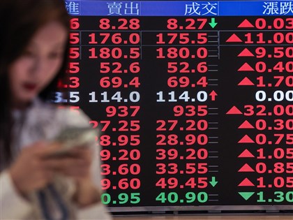 台股盤中漲近1300點續創高 聯發科、聯電漲停
