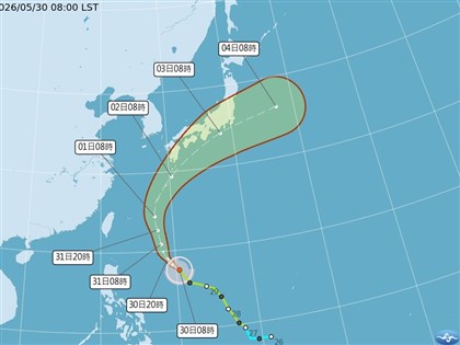 颱風薔蜜襲日本沖繩首當其衝　估6/3靠近九州四國