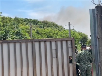 空軍新竹基地火警　軍方：火勢已撲滅1名工人送醫