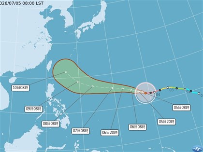 颱風巴威路徑仍不確定　氣象署：有無通過台灣影響都明顯
