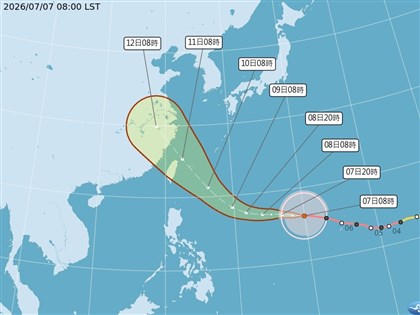 颱風巴威暴風半徑350公里影響範圍大 10、11日防豪雨以上降雨