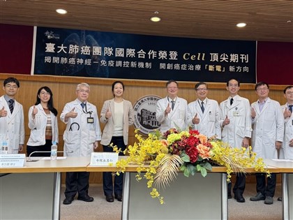 肺癌治療新方向　台大研究揭神經是癌細胞幫凶