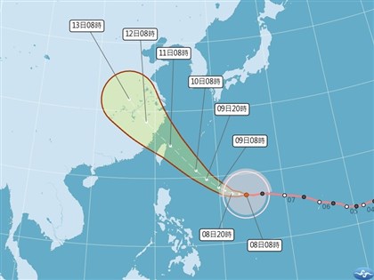 氣象署：颱風巴威又強又大　不排除更靠近台灣