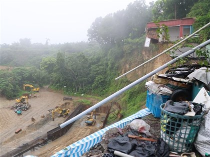 雲林坪頂崩塌地邊整治邊滑動　縣府盼追加補助