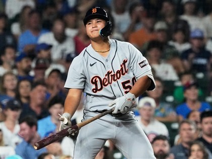 MLB李灝宇代打上場連5戰敲安　老虎延長賽搶勝[影]