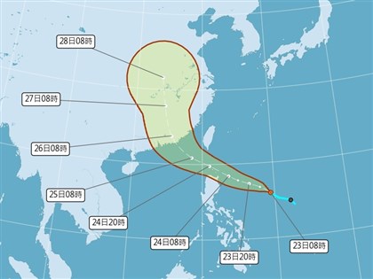 準颱風紅霞逼近　最快深夜發海警