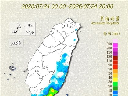 颱風外圍環流影響　屏東花東防豪大雨