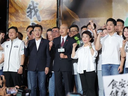藍營凱道集會 韓國瑜承諾推動食安法修法