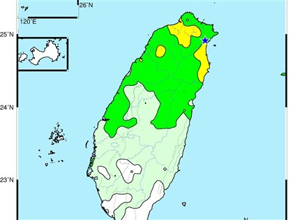 新北雙溪規模5.6地震　氣象署：一週內防餘震、體感可能不明顯